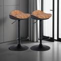 2er Set Barhocker  Höhenverstellbare Barstühle  Für Kücheninsel & Home-Bar