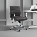 Bürostuhl mit Armlehnen Höhenverstellbarer Schreibtischstuhl Drehstuhl mit Rollen für Homeoffice & Büro