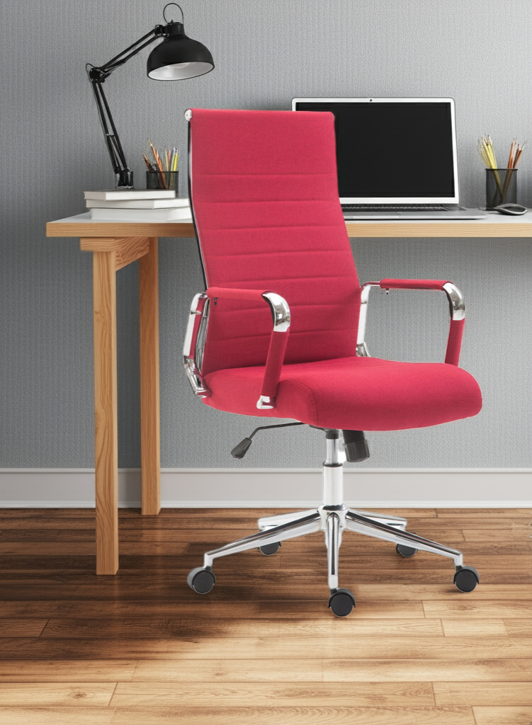 Ergonomischer Bürostuhl mit Stoffbezug Höhenverstellbar & atmungsaktiv