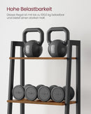 Leiterregal, industrielles Bücherregal mit 5 Ebenen