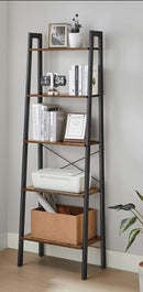 Leiterregal, industrielles Bücherregal mit 5 Ebenen