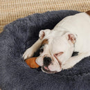 Hundebett, Donut-Katzenbett, flauschiges, beruhigendes Haustierbett