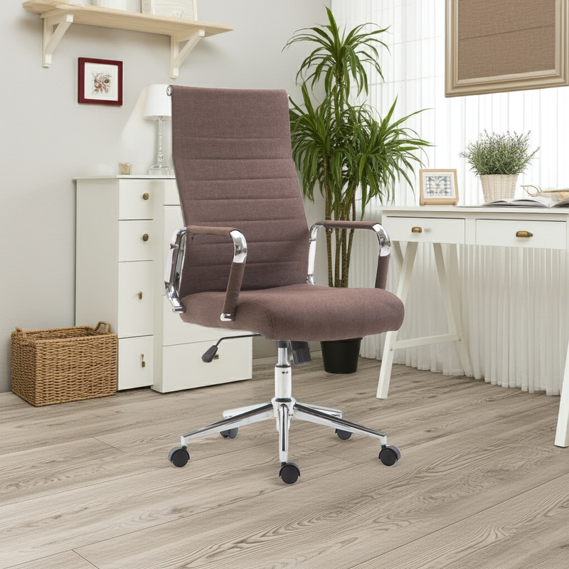 Ergonomischer Bürostuhl mit Stoffbezug Höhenverstellbar & atmungsaktiv