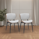 2er Set Esszimmerstühle mit Rückenlehne Modernes Design Für Esszimmer & Küche