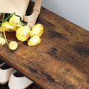 Garderobenständer, Industrie-Garderobenständer, Flur-Schuhständer und Bank mit Regalen,, 80 x 32 x 178,5 cm (L x B x H)