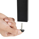 Eckregal, 4-stufiges industrielles Aufbewahrungsregal, Leiter-Bücherregal,