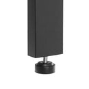 Eckregal, 5-stufiges industrielles Leiter-Bücherregal, Aufbewahrungsregal, mit Metallrahmen