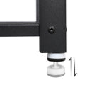 Schuhbank, Schuhregal mit 2 Ablagen, Schuh-Organizer, 73 x 30 x 45 cm