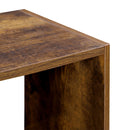 Bücherregal aus Holz mit offenen Fächern