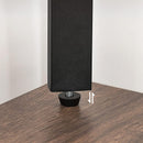 Eckregal, 4-stufiges industrielles Aufbewahrungsregal, Leiter-Bücherregal,