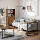 Standschrank, Aufbewahrungsschrank, Küchenschrank mit 2 offenen Fächern,