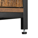 Standschrank, Aufbewahrungsschrank, Küchenschrank mit 2 offenen Fächern,