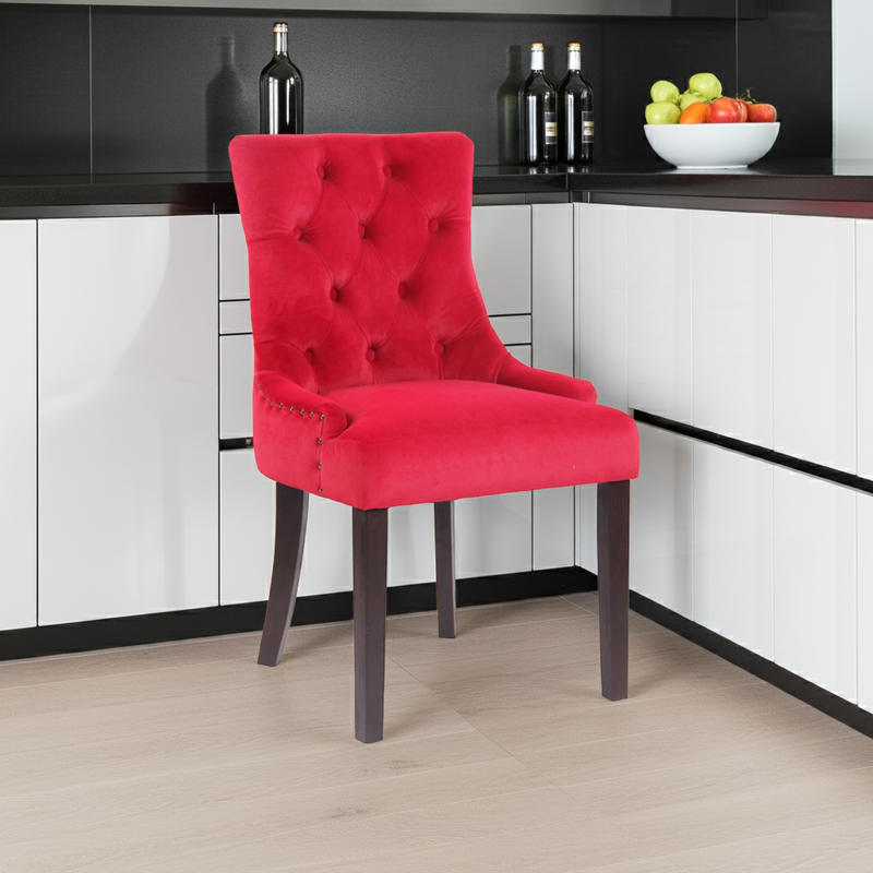 Esszimmerstuhl mit Samtbezug Eleganter Komfort in Verschiedenen Farben