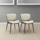 2er Set Esszimmerstühle mit Rückenlehne Modernes Design Für Esszimmer & Küche