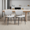 2er Set Esszimmerstühle mit Rückenlehne Modernes Design Für Esszimmer & Küche