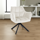 Premium Esszimmerstuhl mit Samtbezug Einzelstuhl Moderne Designerstuhl mit Metallgestell für Küche & Esszimmer