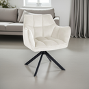 Premium Esszimmerstuhl mit Samtbezug Einzelstuhl Moderne Designerstuhl mit Metallgestell für Küche & Esszimmer