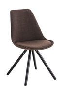 Besucherstuhl Pegleg Stoff Rund