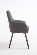 Esszimmerstuhl, Stuhl Stoff walnuss (eiche) - kleinigkeits.de