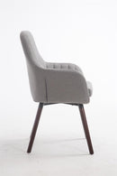 Esszimmerstuhl, Stuhl Stoff walnuss (eiche) - kleinigkeits.de