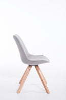 Esszimmerstuhl, Besucherstuhl, Stuhl  Stoff  natura (eiche) - kleinigkeits.de