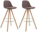 2er Set Barhocker Franklin Stoff rund