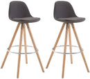 2er Set Barhocker Franklin Stoff rund