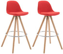 2er Set Barhocker Franklin Stoff rund