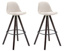 2er Set Barhocker Franklin Stoff Square