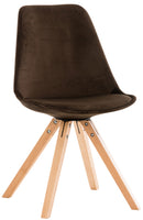 Stuhl Pegleg Samt Square