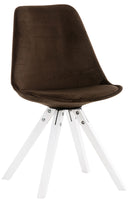 Stuhl Pegleg Samt Square