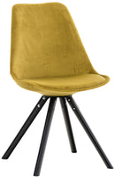 Stuhl Pegleg Samt Rund