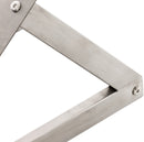 Kaminholzständer 80x30x47,2 , edelstahl,Stahl - kleinigkeits.de