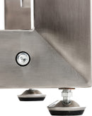 Kaminholzständer Regal 25x80x150 , Edelstahl, Stahl - kleinigkeits.de