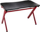 Gaming Tisch Gaming Schreibtisch Gamer Tisch Ergonomischer PC Tisch schwarz/rot mit  Kabelführungsösen - kleinigkeits.de