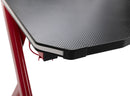 Gaming Tisch Gaming Schreibtisch Gamer Tisch Ergonomischer PC Tisch schwarz/rot mit  Kabelführungsösen - kleinigkeits.de