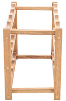 Weinständer Weinregal , walnuss - kleinigkeits.de