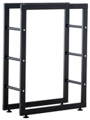 Kaminholzständer  Regal 25x60x80 , schwarz - kleinigkeits.de