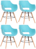 4er Set Stuhl Skien Kunststoff