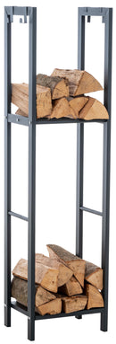 Kaminholzständer 40x150x30 cm , anthrazit - kleinigkeits.de