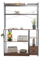 Küchenregal, walnuss - kleinigkeits.de