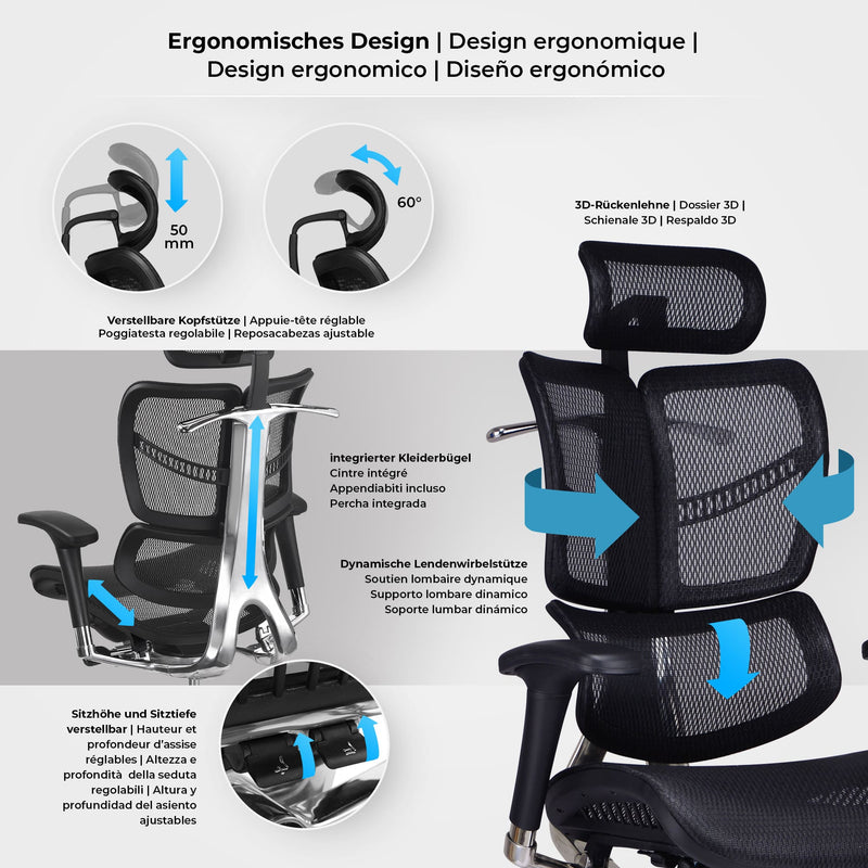 Bürostuhl  Ergonomic Schreibtischstuhl - kleinigkeits.de