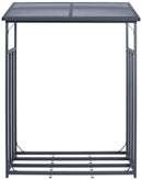 KaminholzunterstandMetall L , anthrazit