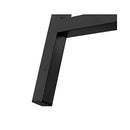 Tischbänke, 2er-Set, Bänke für den Innenbereich im Industriestil, 108 x 32,5 x 50 cm, robustes Metallgestell, für Küche, Esszimmer, Wohnzimmer, rustikales Braun KTB33X