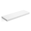 Floating Shelf, Wall Shelf for Photos, 60 cm, Decorations, in Living Room, Kitchen, Hallway, Bedroom, Bathroom, White LWS26WT