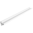 Wall Shelf, Floating Shelf Ledge, for Picture Frames and Books, 110 x 10 cm, High Gloss Finish, White LWS46WT