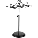 Jewellery Display Stand Holder, Metal Jewellery Rack Tree, for Necklaces, Chokers, Bracelets, Earrings, Great Gift Idea, Black JJS04BK