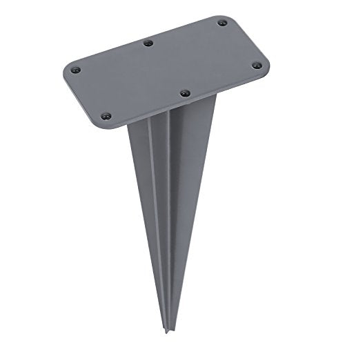 Ground Peg for Fixing Double Side Awnings without Concrete, Suitable for Ground Installation in the Garden, Iron GSA006