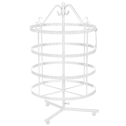 Jewellery Holder Jewellery Stand Metal Earring Necklace Bracelet Holder White JDS055