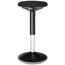 Standing Desk Chair, Standing Stool, Ergonomic Wobble Stool, 360° Swivel Balance Chair, Adjustable Height 60-85 cm, No Assembly Required, Black OSC05BK
